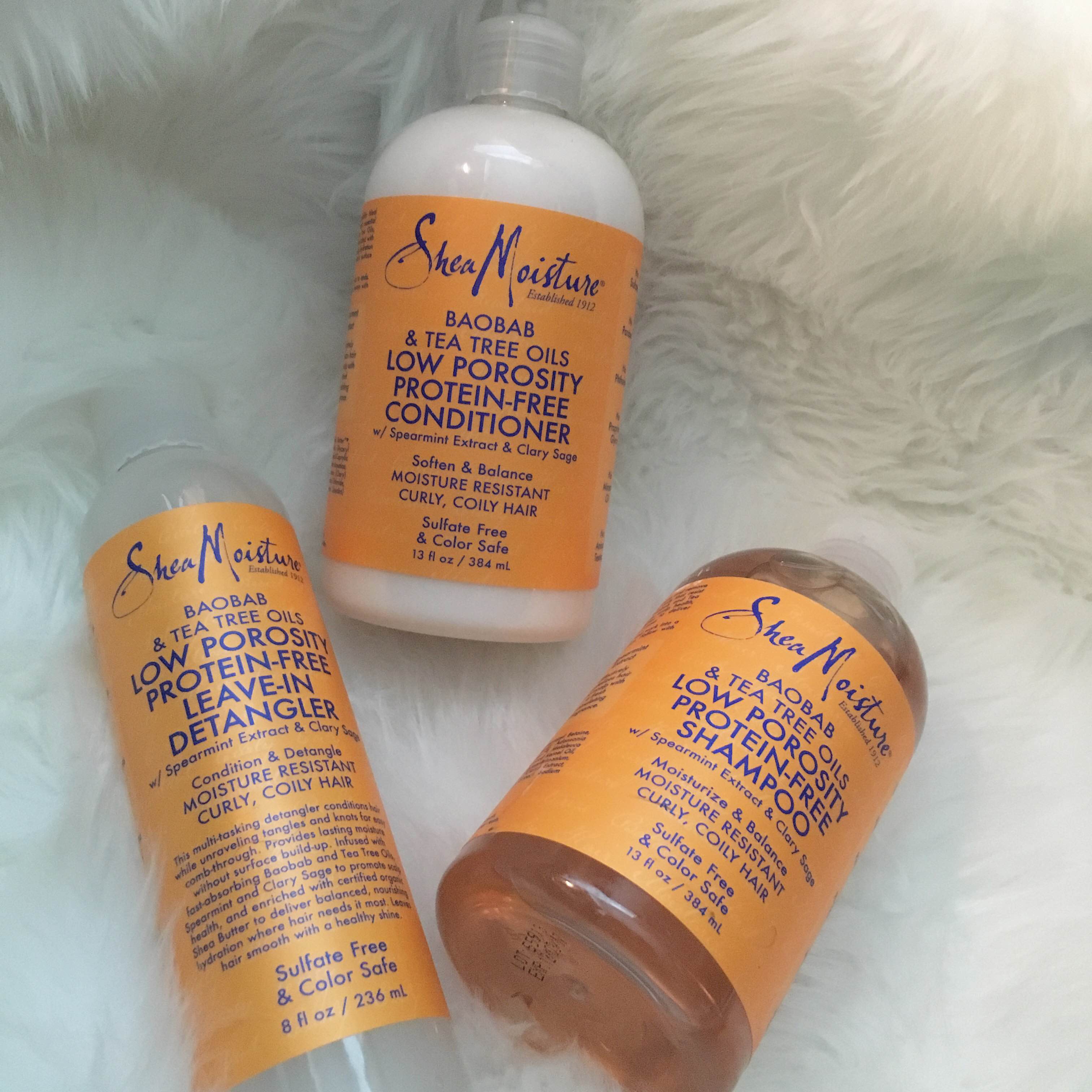 Shea moisture low porosity deals line